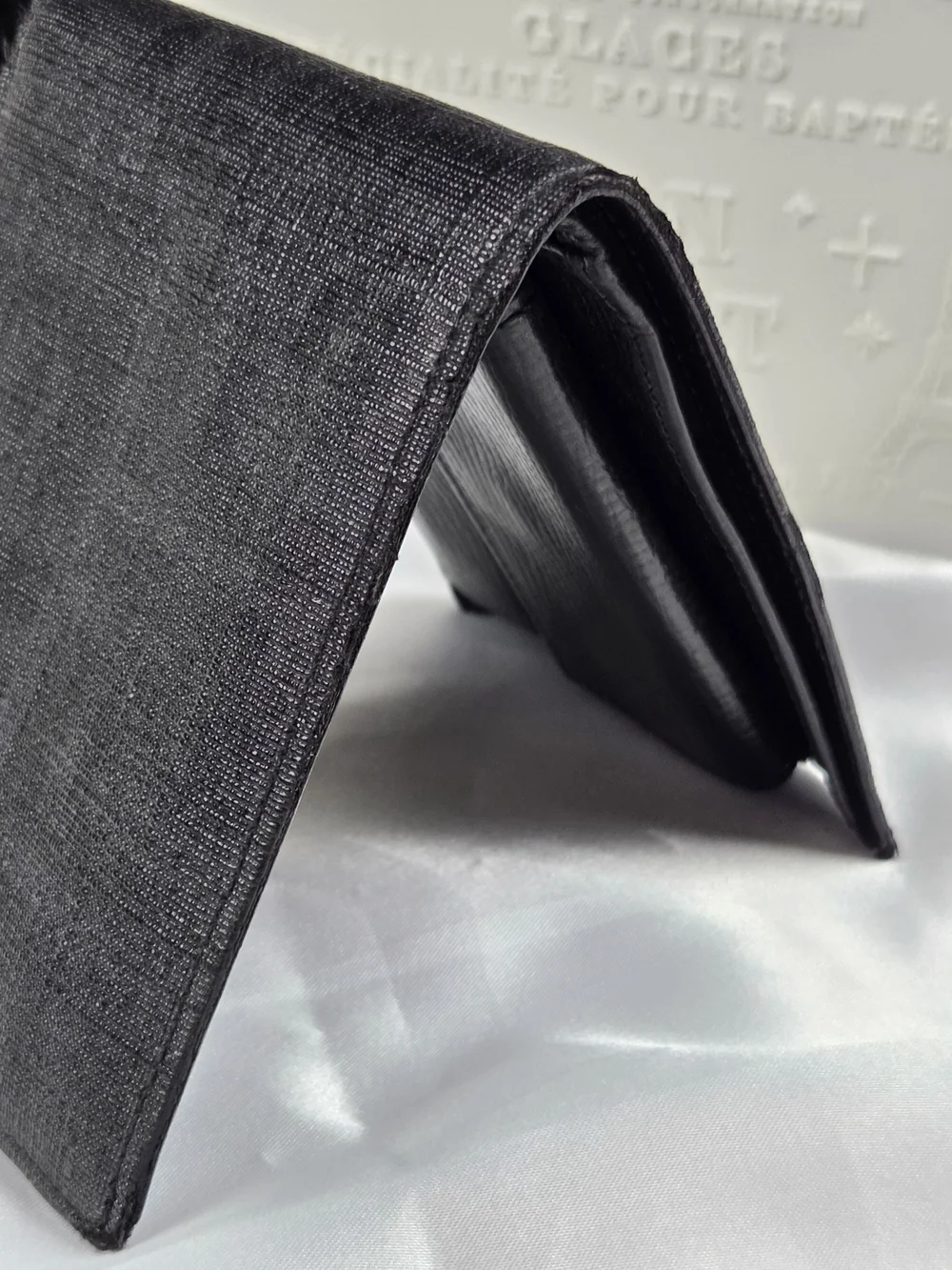 Fendi Black Zucca Coated Canvas Bifold Wallet with Entrupy COA